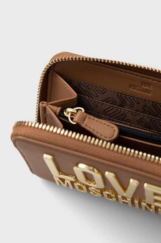 Γυναικεία Πορτοφόλια Πορτοφόλι Love Moschino καφέ 3 Γυναικεία Πορτοφόλια Πορτοφόλι Love Moschino καφέ - Image 3