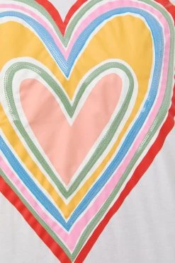 Γυναικεία Κοντομάνικο Βαμβακερό μπλουζάκι Love Moschino άσπρο -Love Moschino Κατάστημα unnamed file 2252