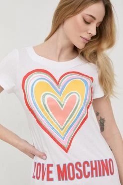 Γυναικεία Φορέματα Βαμβακερό φόρεμα Love Moschino άσπρο, -Love Moschino Κατάστημα unnamed file 2271