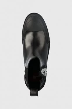 Γυναικεία Μποτάκια Δερμάτινες μπότες τσέλσι Love Moschino χρώμα: μαύρο, -Love Moschino Κατάστημα unnamed file 229