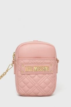 Γυναικεία Τσάντες χιαστί Τσάντα Love Moschino ροζ
