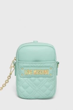 Γυναικεία Τσάντες χιαστί Τσάντα Love Moschino τιρκουάζ