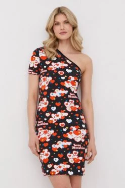 Γυναικεία Φορέματα Φόρεμα Love Moschino μαύρο,