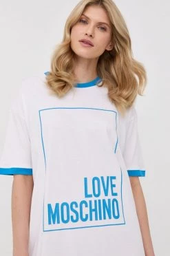 Γυναικεία Φορέματα Βαμβακερό φόρεμα Love Moschino άσπρο, -Love Moschino Κατάστημα unnamed file 2331