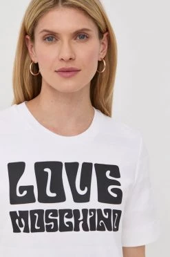 Γυναικεία Φορέματα Βαμβακερό φόρεμα Love Moschino άσπρο, -Love Moschino Κατάστημα unnamed file 2361