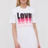 Γυναικεία Φορέματα Φόρεμα Love Moschino άσπρο,