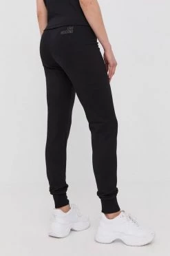 Γυναικεία Παντελόνια φόρμας Παντελόνι Love Moschino χρώμα: μαύρο -Love Moschino Κατάστημα unnamed file 2407