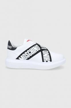 Γυναικεία Sneakers Δερμάτινα παπούτσια Love Moschino άσπρο