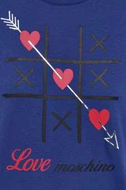 Γυναικεία Φορέματα Βαμβακερό φόρεμα Love Moschino μπλε -Love Moschino Κατάστημα unnamed file 2452