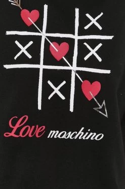 Γυναικεία Φορέματα Βαμβακερό φόρεμα Love Moschino μαύρο -Love Moschino Κατάστημα unnamed file 2457