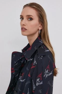 Γυναικεία Παλτά Παλτό Love Moschino χρώμα: μαύρο -Love Moschino Κατάστημα unnamed file 2477