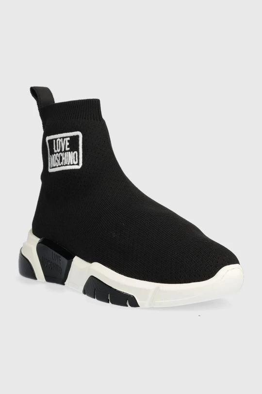 Γυναικεία Sneakers Αθλητικά Love Moschino μαύρο 2 Γυναικεία Sneakers Αθλητικά Love Moschino μαύρο - Image 2