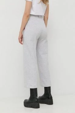 Γυναικεία Υφασμάτινα Βαμβακερό παντελόνι Love Moschino γκρι, -Love Moschino Κατάστημα unnamed file 2525