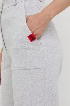 Γυναικεία Υφασμάτινα Βαμβακερό παντελόνι Love Moschino γκρι, -Love Moschino Κατάστημα unnamed file 2526