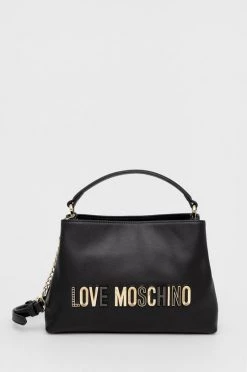 Γυναικεία Τσάντες χιαστί Δερμάτινη τσάντα Love Moschino μαύρο