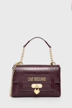 Γυναικεία Τσάντες χιαστί Τσάντα Love Moschino μοβ