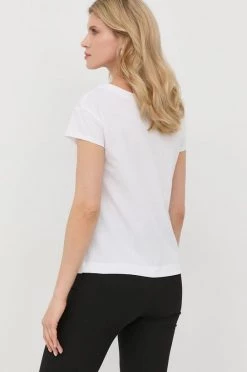 Γυναικεία Κοντομάνικο Βαμβακερό μπλουζάκι Love Moschino άσπρο -Love Moschino Κατάστημα unnamed file 2599