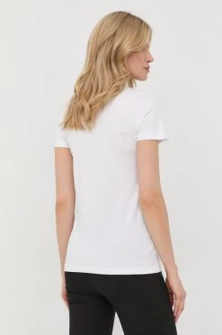 Γυναικεία Κοντομάνικο Βαμβακερό μπλουζάκι Love Moschino άσπρο -Love Moschino Κατάστημα unnamed file 2609