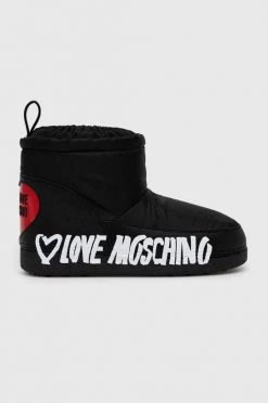 Γυναικεία Μπότες χιονιού Love Moschino μαύρο