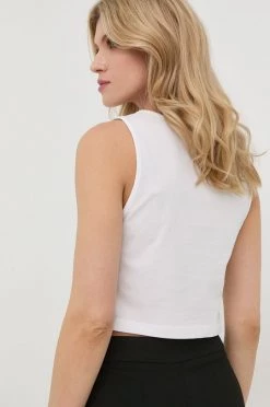 Γυναικεία Αμάνικος Βαμβακερό τοπ Love Moschino άσπρο -Love Moschino Κατάστημα unnamed file 2614