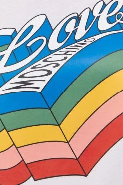 Γυναικεία Κοντομάνικο Βαμβακερό μπλουζάκι Love Moschino άσπρο -Love Moschino Κατάστημα unnamed file 2646