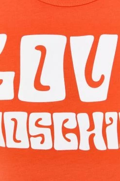 Γυναικεία Κοντομάνικο Μπλουζάκι Love Moschino πορτοκαλί -Love Moschino Κατάστημα unnamed file 2651