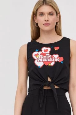 Γυναικεία Αμάνικος Βαμβακερό τοπ Love Moschino μαύρο 9 Γυναικεία Αμάνικος Βαμβακερό τοπ Love Moschino μαύρο -Love Moschino Κατάστημα unnamed file 2665