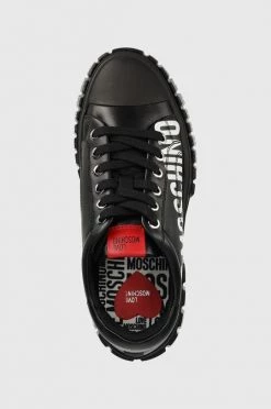 Γυναικεία Χαμηλά Δερμάτινα ελαφριά παπούτσια Love Moschino μαύρο -Love Moschino Κατάστημα unnamed file 2676