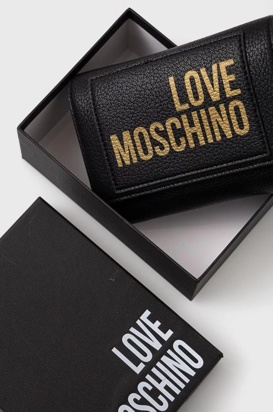 Γυναικεία Πορτοφόλια Πορτοφόλι Love Moschino χρώμα: μαύρο 4 Γυναικεία Πορτοφόλια Πορτοφόλι Love Moschino χρώμα: μαύρο - Image 4