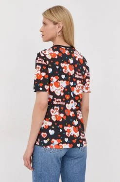 Γυναικεία Κοντομάνικο Βαμβακερό μπλουζάκι Love Moschino μαύρο -Love Moschino Κατάστημα unnamed file 2734