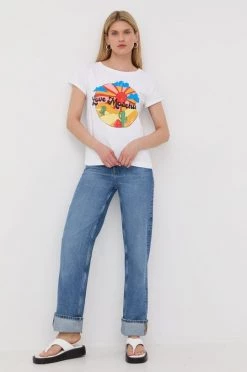 Γυναικεία Κοντομάνικο Μπλουζάκι Love Moschino άσπρο -Love Moschino Κατάστημα unnamed file 2743