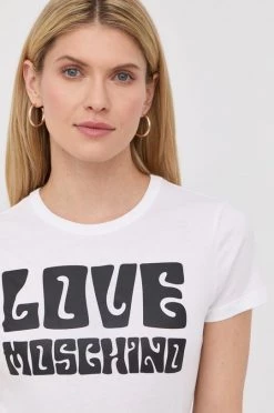 Γυναικεία Κοντομάνικο Μπλουζάκι Love Moschino άσπρο -Love Moschino Κατάστημα unnamed file 2760