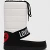 Γυναικεία Μπότες χιονιού Love Moschino άσπρο