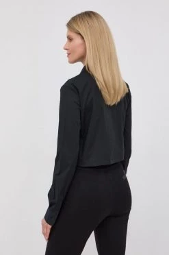 Γυναικεία Πουκάμισα Πουκάμισο Love Moschino χρώμα: μαύρο, -Love Moschino Κατάστημα unnamed file 2781