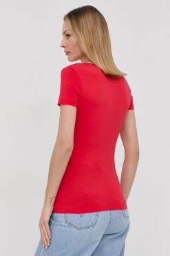 Γυναικεία Κοντομάνικο Μπλουζάκι Love Moschino χρώμα: κόκκινο -Love Moschino Κατάστημα unnamed file 2815