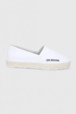 Γυναικεία Εσπαντρίγιες Δερμάτινες εσπαντρίγιες Love Moschino άσπρο