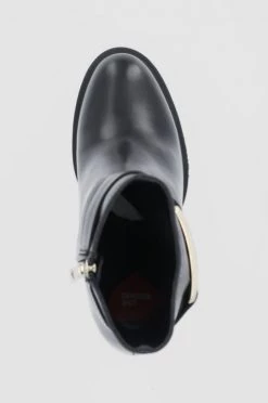 Γυναικεία Μποτάκια Δερμάτινες μπότες Love Moschino χρώμα: μαύρο -Love Moschino Κατάστημα unnamed file 2871