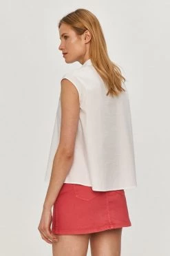 Γυναικεία Πουκάμισα Πουκάμισο Love Moschino χρώμα: άσπρο -Love Moschino Κατάστημα unnamed file 2909