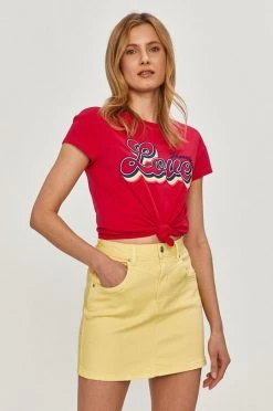 Γυναικεία Κοντομάνικο Μπλουζάκι Love Moschino ροζ