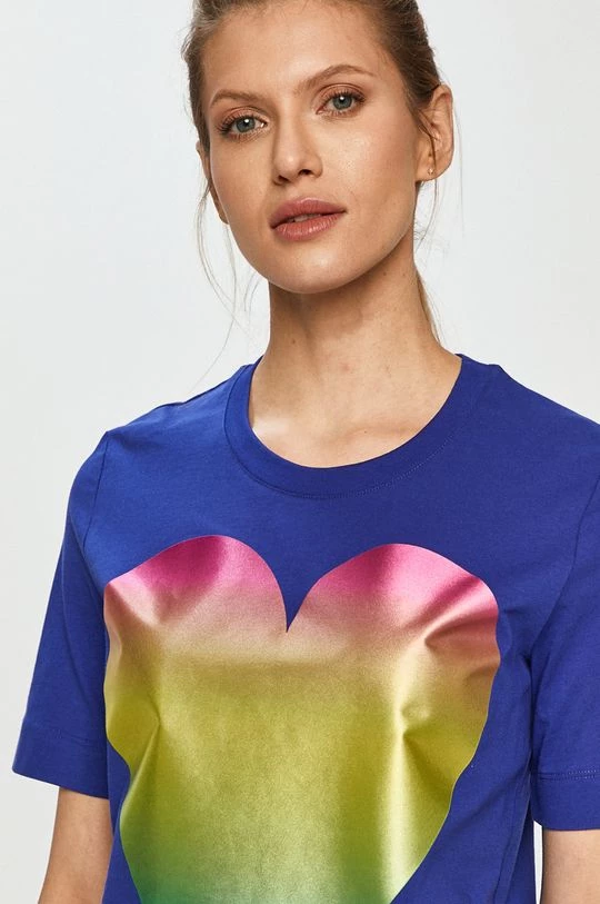 Γυναικεία Κοντομάνικο Love Moschino - Μπλουζάκι μπλε 4 Γυναικεία Κοντομάνικο Love Moschino - Μπλουζάκι μπλε - Image 4