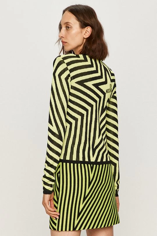 Γυναικεία Με φερμουάρ Love Moschino - Πλεκτή ζακέτα κίτρινο πράσινο 3 Γυναικεία Με φερμουάρ Love Moschino - Πλεκτή ζακέτα κίτρινο πράσινο - Image 3