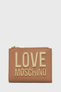 Γυναικεία Πορτοφόλια Πορτοφόλι Love Moschino καφέ