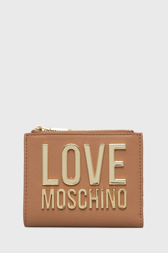 Γυναικεία Πορτοφόλια Πορτοφόλι Love Moschino καφέ 1 Γυναικεία Πορτοφόλια Πορτοφόλι Love Moschino καφέ