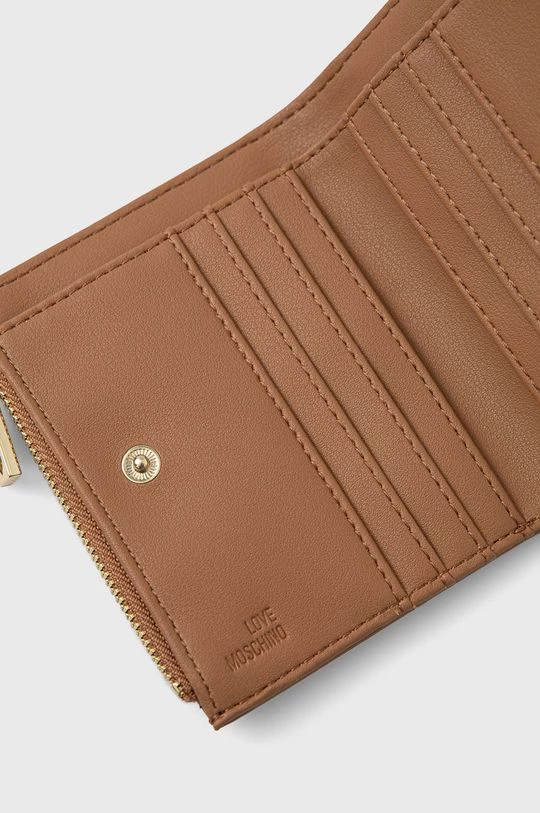 Γυναικεία Πορτοφόλια Πορτοφόλι Love Moschino καφέ 3 Γυναικεία Πορτοφόλια Πορτοφόλι Love Moschino καφέ - Image 3
