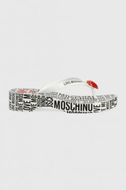 Γυναικεία Δίχαλο Σαγιονάρες Love Moschino άσπρο