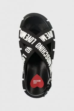 Γυναικεία Σανδάλια Love Moschino χρώμα: μαύρο -Love Moschino Κατάστημα unnamed file 3067