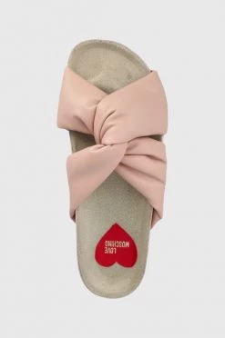 Γυναικεία Σαγιονάρες Παντόφλες Love Moschino χρώμα: ροζ -Love Moschino Κατάστημα unnamed file 3077