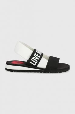 Γυναικεία Σανδάλια Love Moschino χρώμα: μαύρο