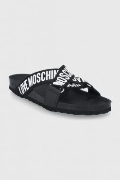 Γυναικεία Σαγιονάρες Love Moschino - Παντόφλες Love Moschino - Παντόφλες μαύρο -Love Moschino Κατάστημα unnamed file 3142