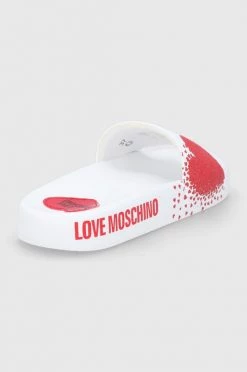 Γυναικεία Σαγιονάρες Love Moschino - Παντόφλες Love Moschino - Παντόφλες λευκό -Love Moschino Κατάστημα unnamed file 3148